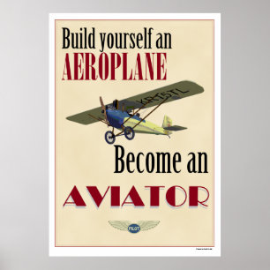 Affiche Devenez aviateur