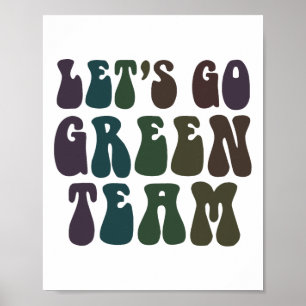 Affiche Devenez écolo Team Retro War Game 60's Summer Cam