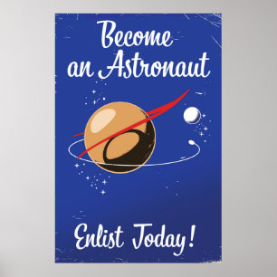 Affiche Devenez un astronaute !