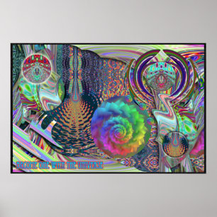 Affiche Devenez un avec l'affiche Universe