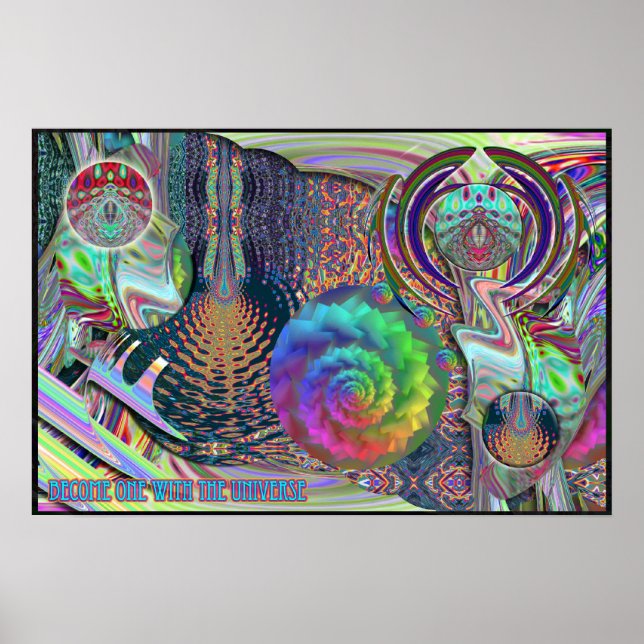 Affiche Devenez un avec l'affiche Universe (Devant)