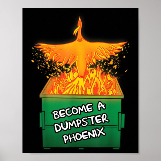 Affiche Devenez Un Dumpster Pcute Ss Cute Ssnix Funny Ment (Devant)