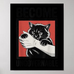 Affiche Devenir ingouvernable - Black Cat Mâle de morsure 