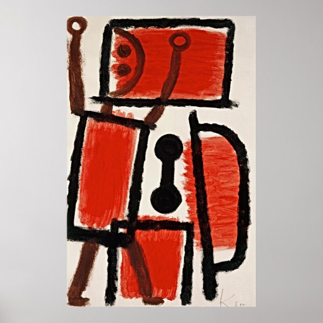 Affiche Déverrouiller votre espace avec Paul Klee Art (Devant)