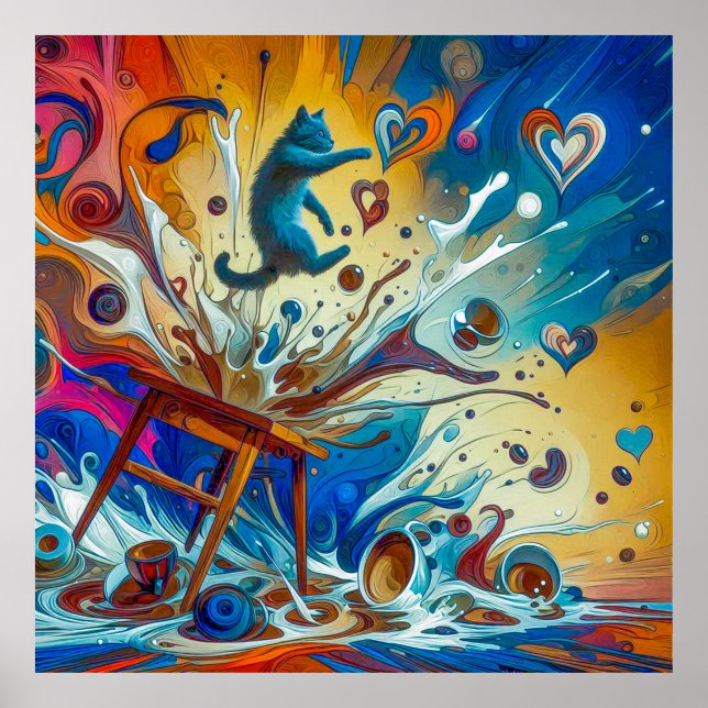 Affiche Déversement d'amour chaotique (Devant)