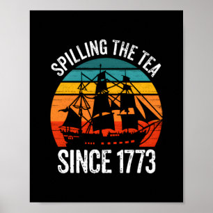 Affiche Déverser Le Thé Depuis 1773
