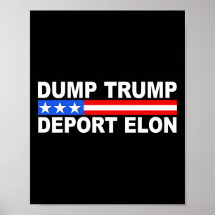 Affiche Déverser Trump Déporter Elon 50501 