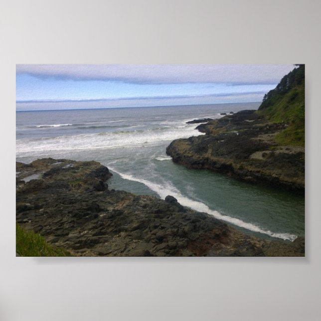 Affiche Devil's Churn, cape Perpetua, OR (Devant)