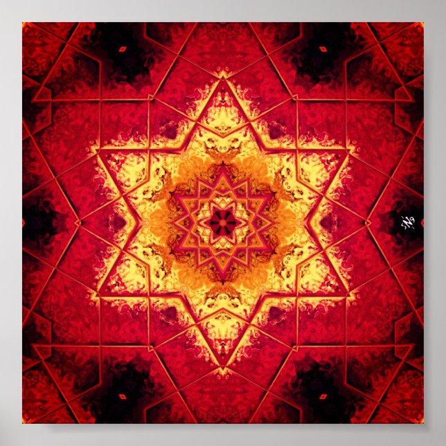 Affiche Devil's floor - motif (Devant)