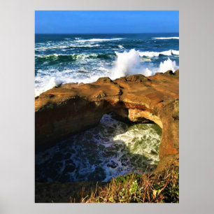 Affiche Devil's Punchbowl, Newport, Oregon
