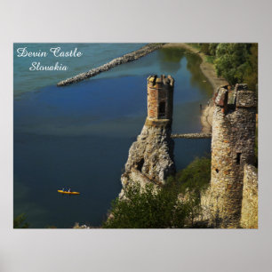 Affiche Devin Castle Slovakia Travel Maiden Tower Photo