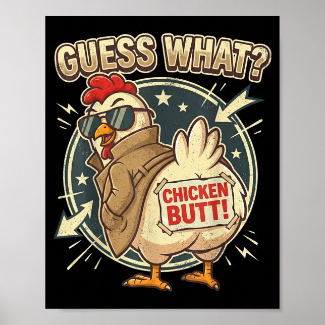 Affiche Devine quoi cul de poulet  (Devant)