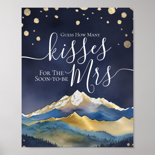 Affiche Devinez combien de baisers pour bientôt M. Mme Bri (Devant)