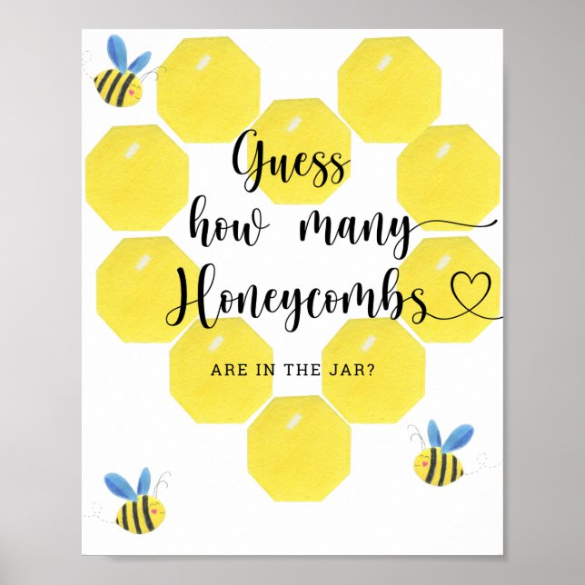 Affiche Devinez combien de nids de miel se trouvent dans l (Devant)