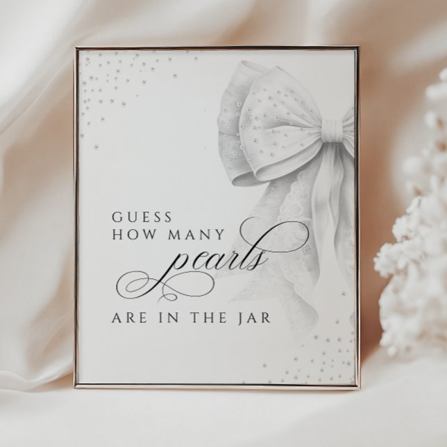 Affiche Devinez combien de panneaux de table de Fêtes des  (Créateur téléchargé)