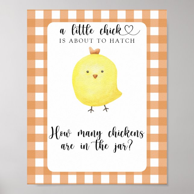 Affiche Devinez combien de poulets il y a dans le pot (Devant)
