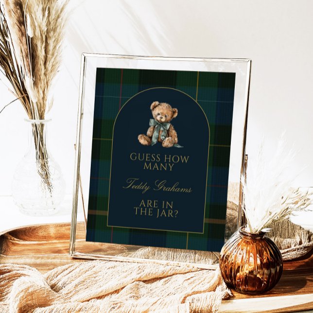 Affiche Devinez combien d'ours en peluche Jeu de Signe de  (Créateur téléchargé)