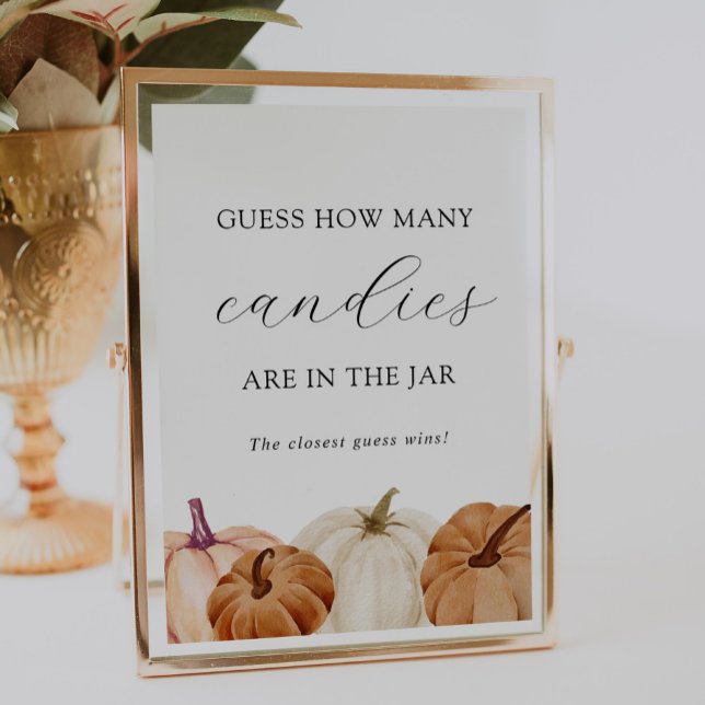 Affiche Devinez combien sont dans la Jar Shower Game Poste (Créateur téléchargé)