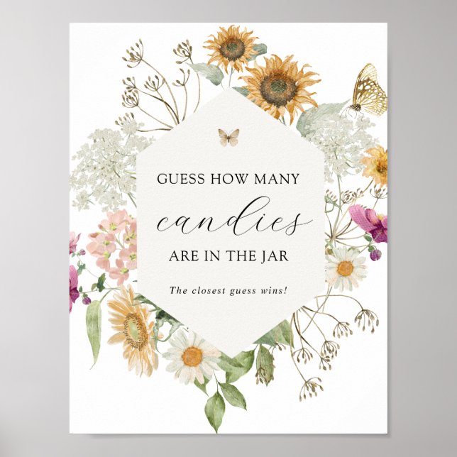 Affiche Devinez combien sont dans le Jeu de douche Jar (Devant)