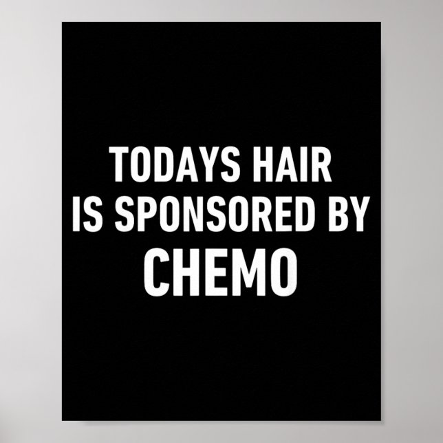 Affiche Devis de cheveux de patient cancéreux Cheveux d'au (Devant)