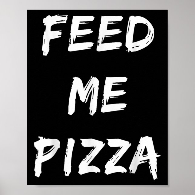 Affiche Devis de pizza de Feed Me (Devant)