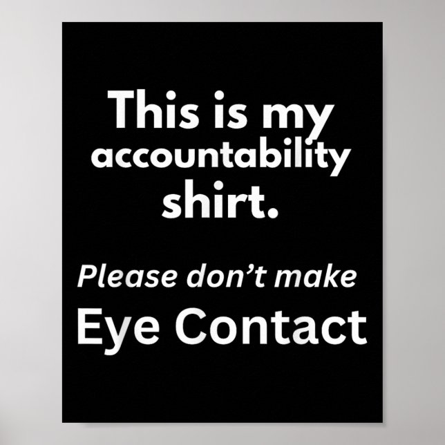 Affiche Devis de responsabilité amusant (Devant)