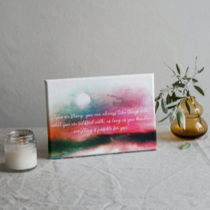 Affiche Devis de typographie inspirée du paysage Aurora