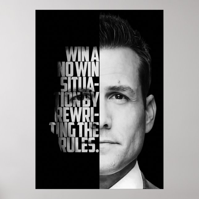 Affiche Devis Harvey Specter (Devant)