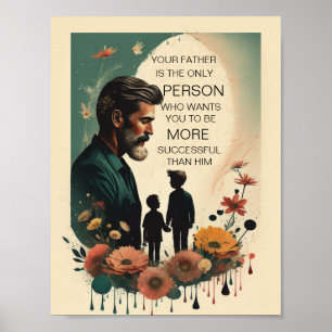 Affiche Devis père, Imprimer, Papier d'affiche de valeur (