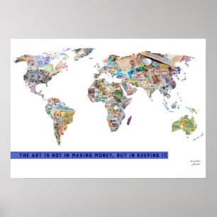 Affiche Devise par pays