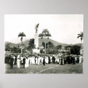 Affiche Dévoilement du mémorial de guerre