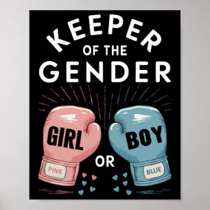 Affiche Dévoilement Du Sexe Gardien De La Boxe Du Sexe