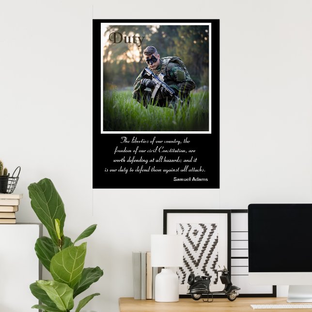 Affiche Devoir : Préparé pour l'inconnu (Bureau à domicile)