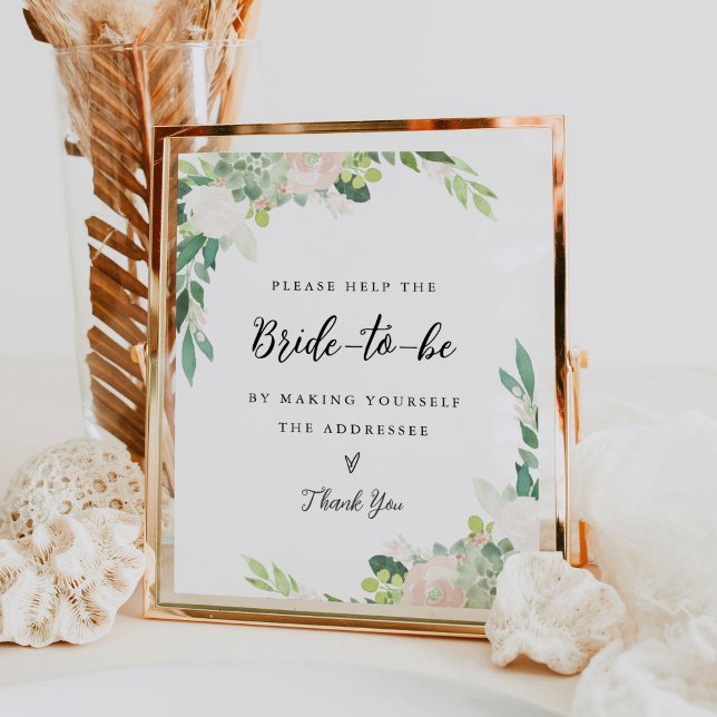 Affiche DEVON Adresse du panneau Fête des mariées Envelopp (Créateur téléchargé)