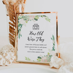Affiche DEVON L'ÂGE Qu'Ils Avaient Été Jeu De Mariage
