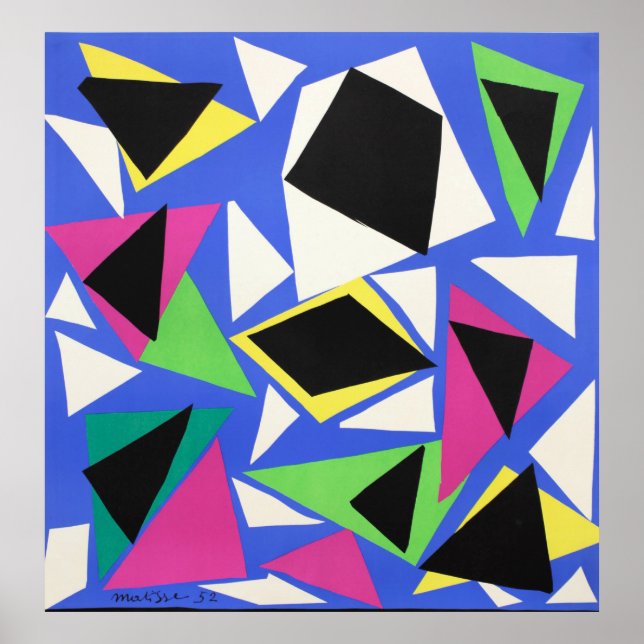 Affiche d'exposition d'Henri Matisse (Devant)