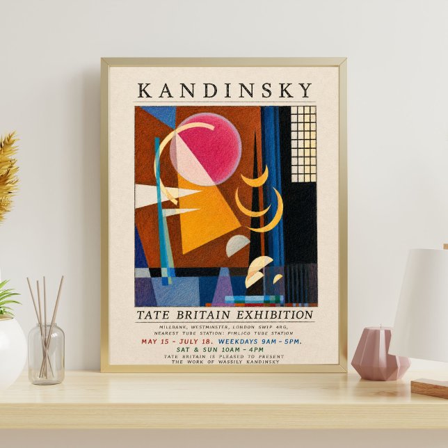 Affiche d'exposition Kandinsky | Géométrique Abstr (Créateur téléchargé)