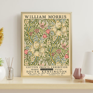 Affiche d'exposition William Morris   Botanique Vi