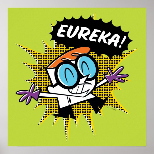 Affiche Dexter "Eureka !" Graphique de légende demi-ton (Devant)