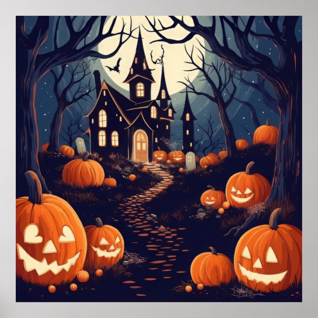 Affiche d'Halloween (Devant)