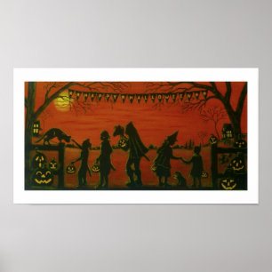 Affiche d'Halloween "Happy Halloween"
