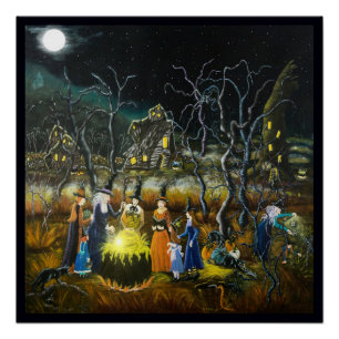 Affiche d'Halloween "La Leçon"