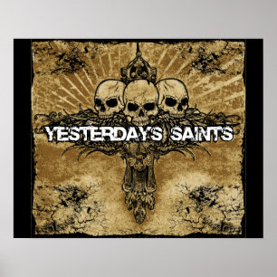 Affiche d'hier de logo de saints