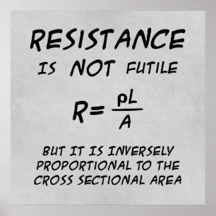 Affiche d'humour de résistance