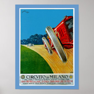Affiche Di Milan de Circuito