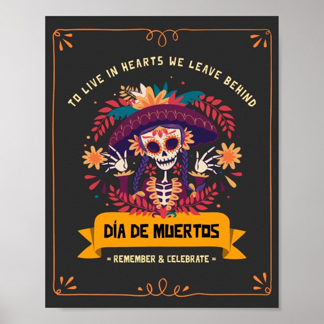 Affiche Dia De Los Muertos (Devant)