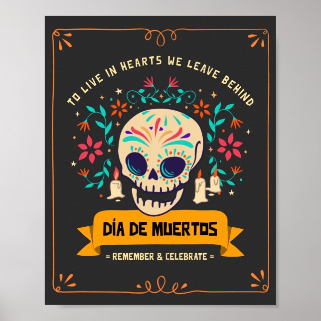 Affiche Dia De Los Muertos (Devant)