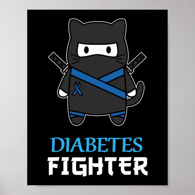 Affiche diabète Type de diabète (Devant)