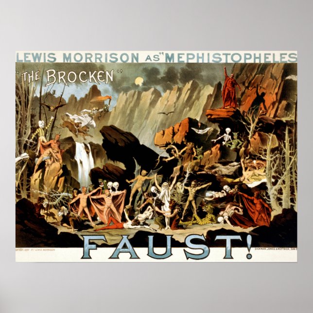 Affiche Diables et faust (Devant)