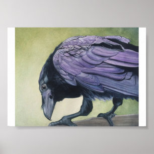 Affiche Diablo le papier d'amende d'impression d'aquarelle